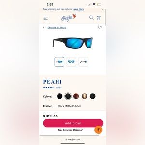 Pe'ahi ('peh-AH-hee') polarized wrap sunglasses get their name from a legendary